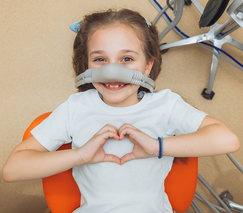 Sedazione cosciente Sedazione cosciente su bambina